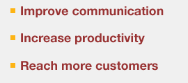 Enhanced communications increases employee productivity and operational efficiencies